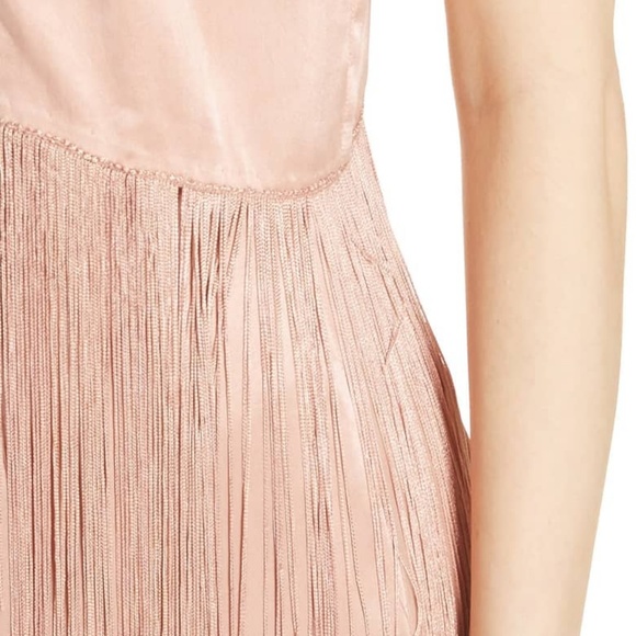 ⚡️[Tracy Reese] 💋 Fringed Silk Halter Top in Pink - Picture 4 of 9